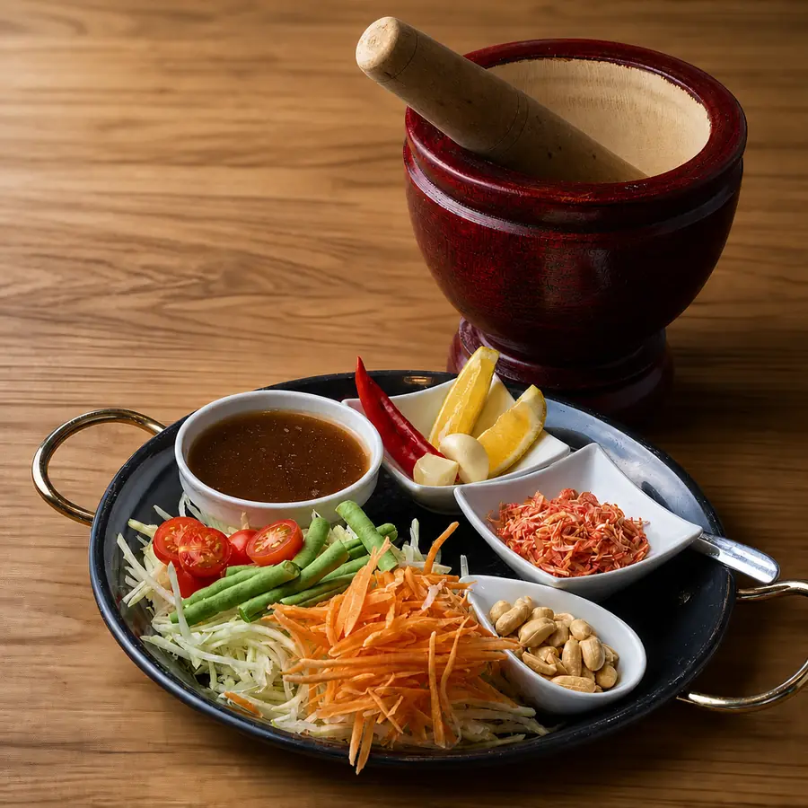 Som tam you pound yourself